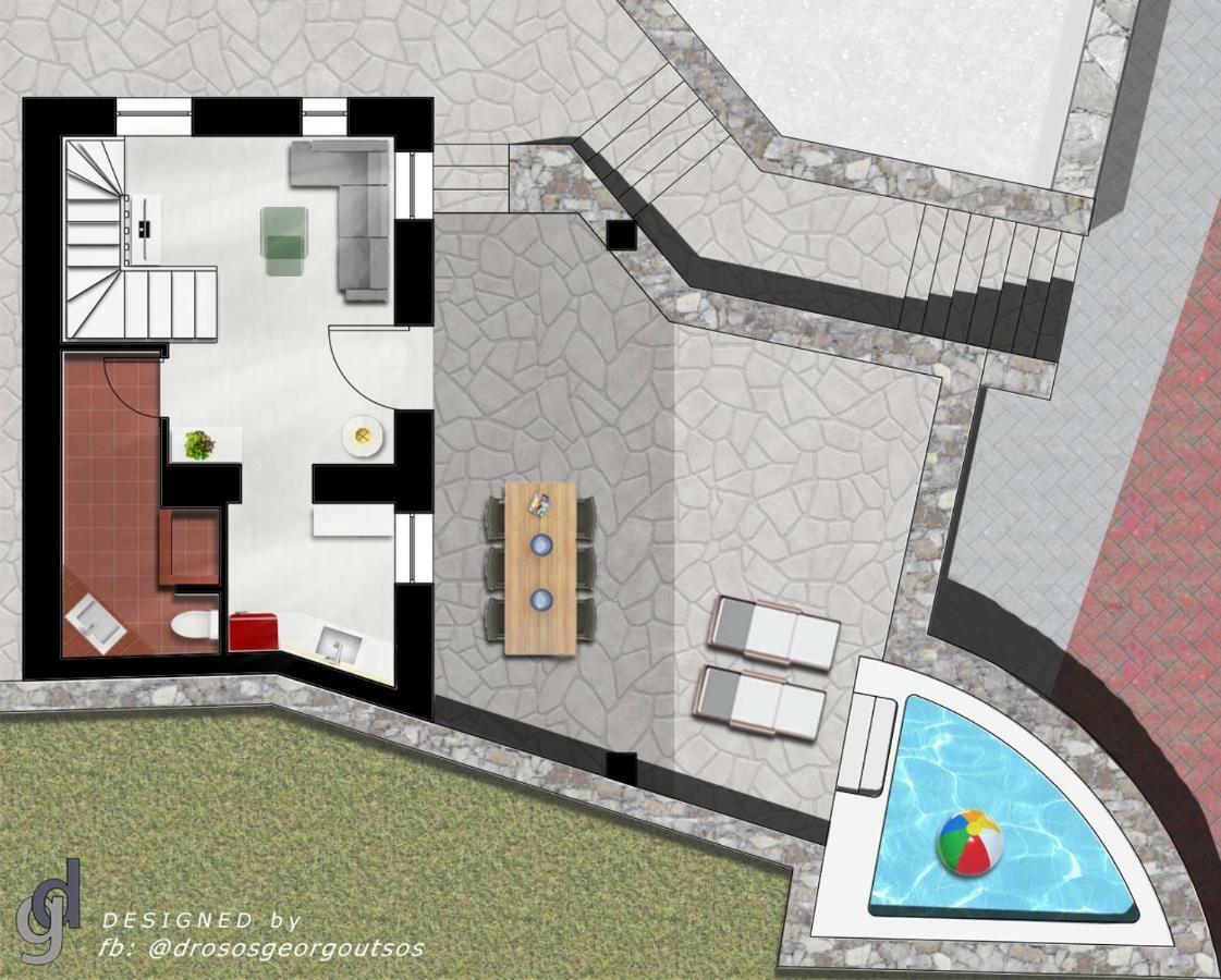Red Cliff Villa 2Bedroom Villa With Caldera View And Plunge Pool Akrotiri  Bagian luar foto
